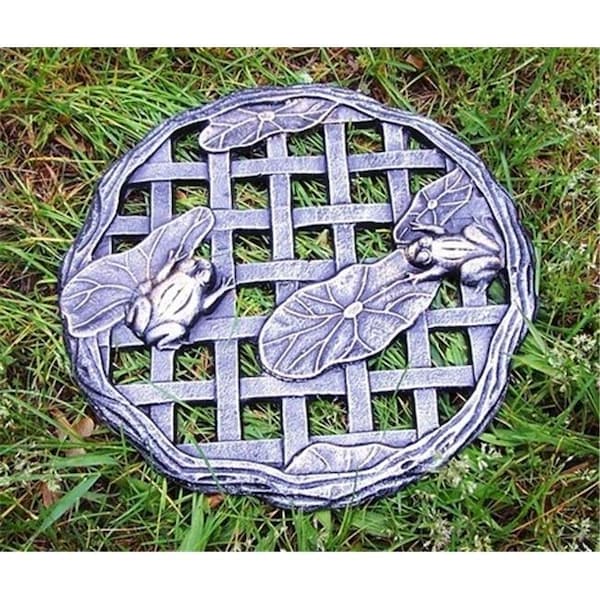 Oakland Living Corporation Oakland Living 5153-AP - Frog Stepping Stone - Antique Pewter 5153-AP - main